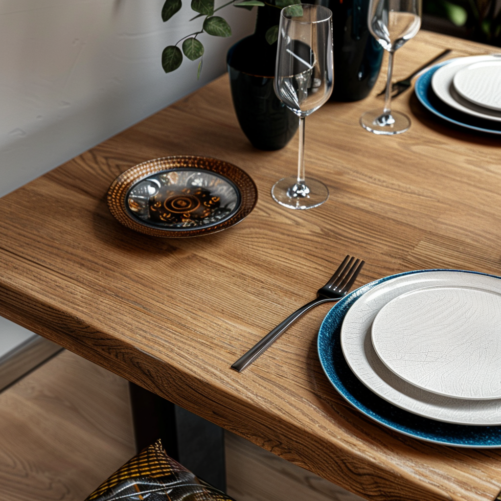 Solid Oak Dining Table