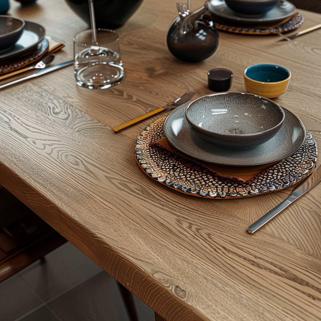 Solid Oak Dining Table