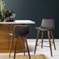 Walnut Brown Barstools (Set of 2)