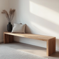 Solid Oak Bench (Oak Legs)