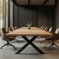 Solid Oak Boardroom Conference / Meeting Table