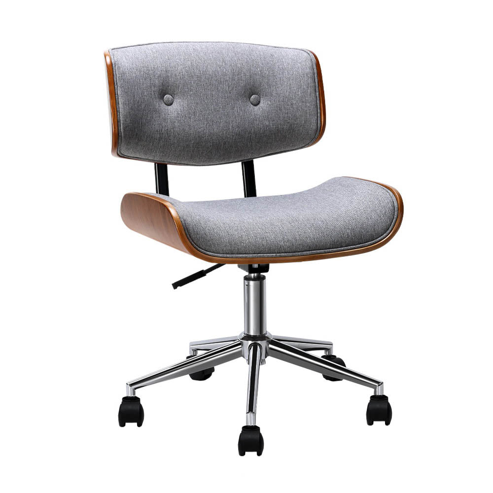 Curved Designer Office Chair (Grey)