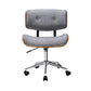 Curved Designer Office Chair (Grey)