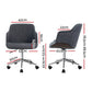 Wooden Exec Office Chair (Grey)