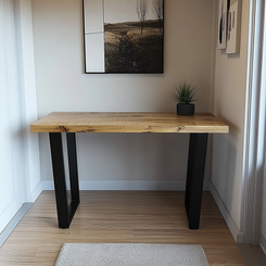 Solid Oak Console