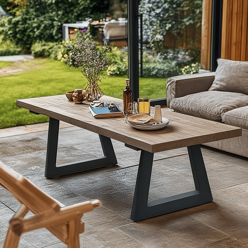 Solid Oak Coffee Table