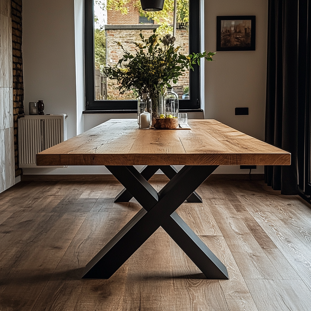 Solid Oak Dining Table