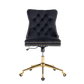 Deluxe Velvet Home Office Chair (Black)