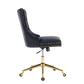 Deluxe Velvet Home Office Chair (Black)