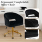 Velvet Home Office Chair (Black)