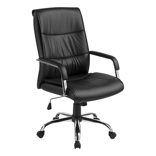 Executive Padded Office Chair (Black)