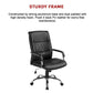 Executive Padded Office Chair (Black)