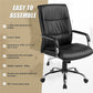 Executive Padded Office Chair (Black)